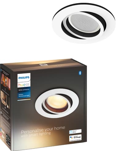 Philips Hue Milliskin infälld spotlight R. vit