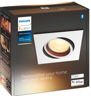 Philips Hue Milliskin infälld spotlight vit