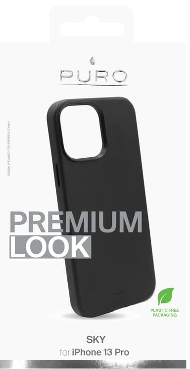 Puro Sky iPhone 13 Pro fodral (svart)