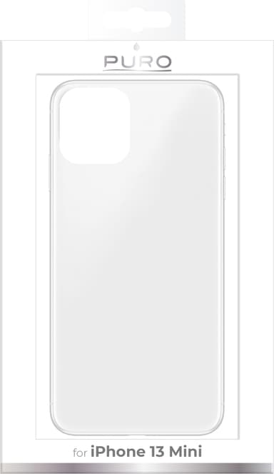 Puro 0.3 Nude iPhone 13 Mini fodral (transparent)