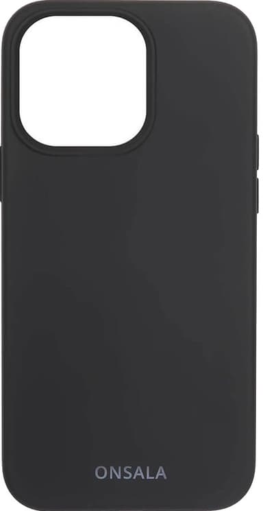 Onsala iPhone 13 Pro silikonfodral (svart)