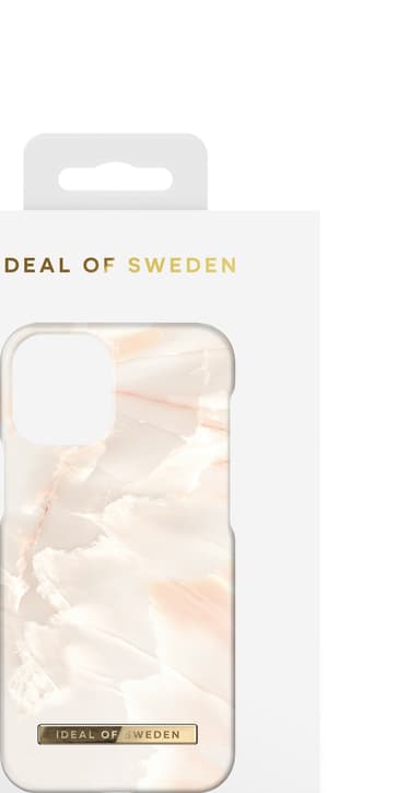 iDeal of Sweden fodral för iPhone 13 mini (Rose Pearl Marble)