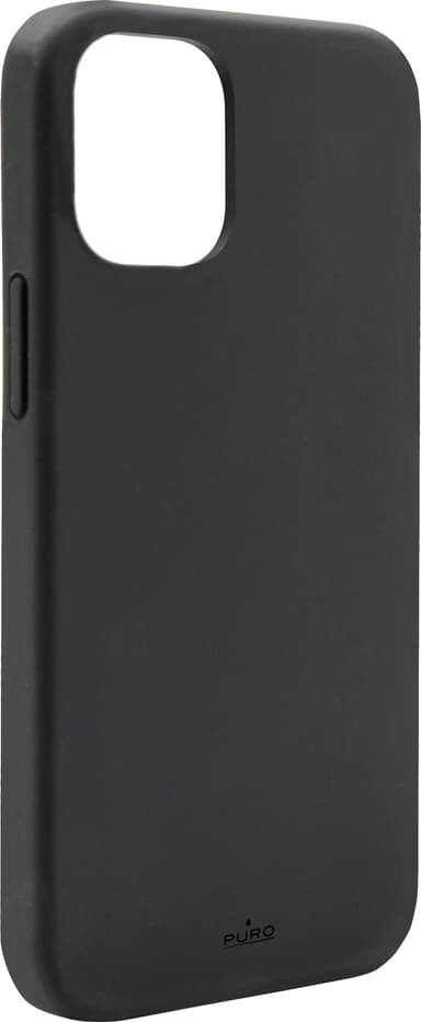 Puro Icon silikonfodral för iPhone 13 (svart)