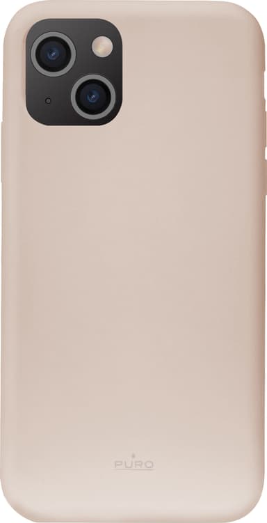 Puro Icon silikonfodral för iPhone 13 (röd)