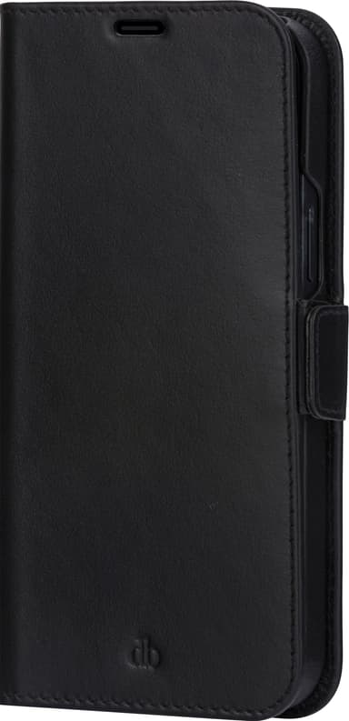 Dbramante1928 Lynge plånboksfodral för iPhone 13 Mini (svart)