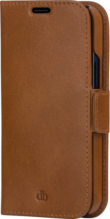 Dbramante1928 Lynge plånboksfodral för iPhone 13 (beige)
