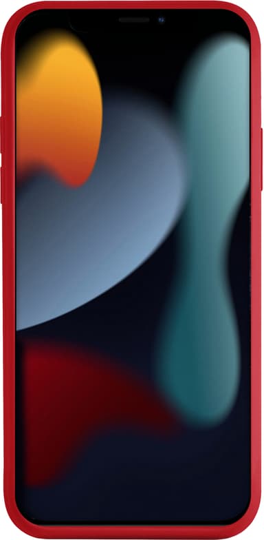 Puro Icon silikonfodral för iPhone 13 (röd)