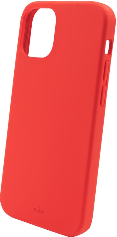 Puro Icon silikonfodral för iPhone 13 (röd)