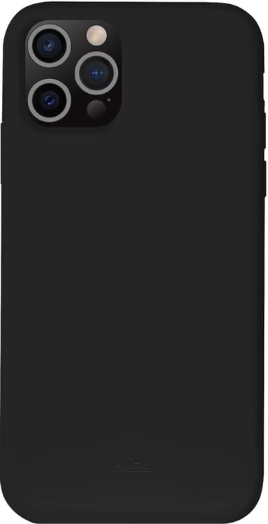 Puro Icon silikonfodral för iPhone 13 Pro Max (svart)