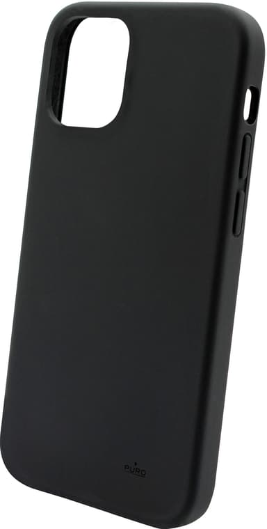 Puro Icon silikonfodral för iPhone 13 Pro Max (svart)