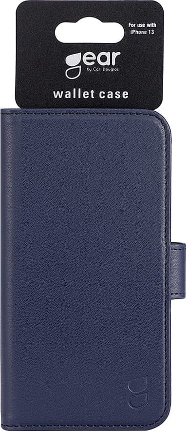 Gear iPhone 13 Wallet plånboksfodral (blå)