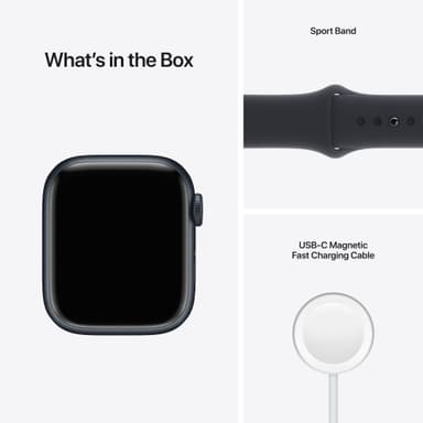 Apple Watch Series 7 41mm GPS (midnight alu. / midnight sport band)