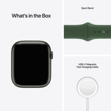 Apple Watch Series 7 45mm GPS (green alu. / clover sport band)