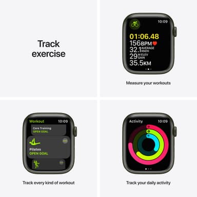 Apple Watch Series 7 45mm GPS (green alu. / clover sport band)
