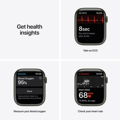 Apple Watch Series 7 45mm GPS (green alu. / clover sport band)