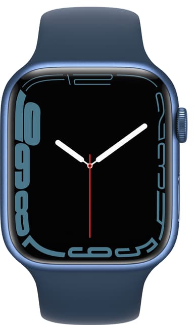 Apple Watch Series 7 45mm GPS (blue alu. / abyss blue sport band)
