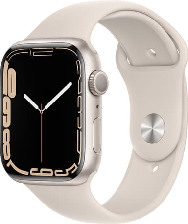 Apple Watch Series 7 45mm GPS (starlight alu. / starlight sport band)