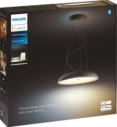 Philips Hue Amaze svart pendellampa