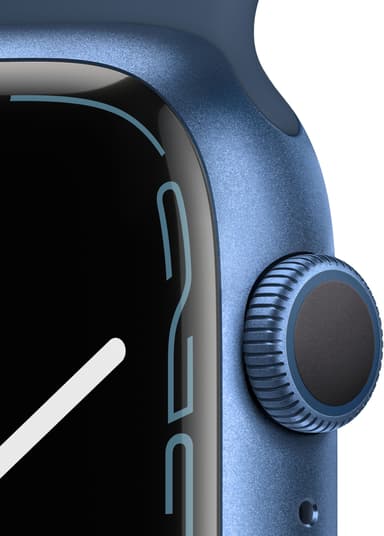 Apple Watch Series 7 45mm GPS (blue alu. / abyss blue sport band)