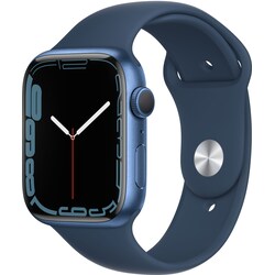 Apple Watch Series 7 45mm GPS (blue alu. / abyss blue sport band)