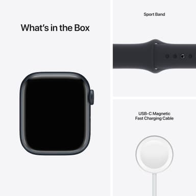 Apple Watch Series 7 41mm eSIM (midnight aluminum/midnight sport band)