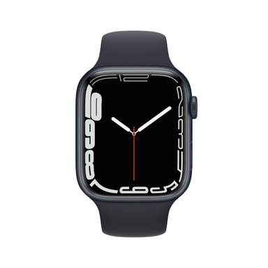 Apple Watch Series 7 45mm eSIM (midnight aluminum/midnight sport band) -  Elgiganten