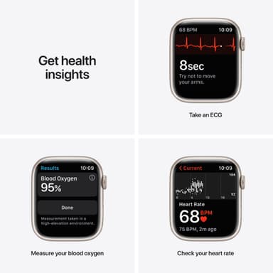 Apple Watch Series 7 45mm eSIM ((starlight alu. / starlight sport band)
