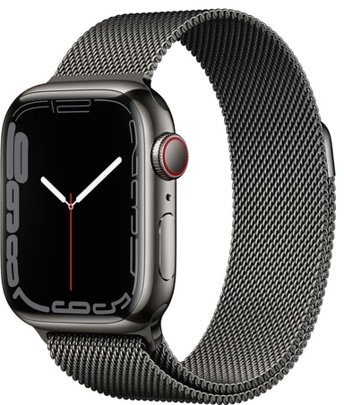 Apple Watch Series 7 41mm eSIM (graph.stain.steel/graph. Milan. loop) -  Elgiganten