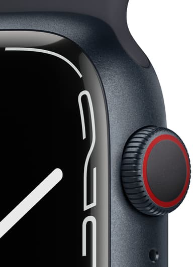 Apple Watch Series 7 45mm eSIM (midnight aluminum/midnight sport band)