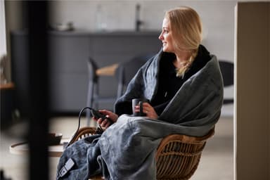 re. värmefilt i fleece 130160 (svart)