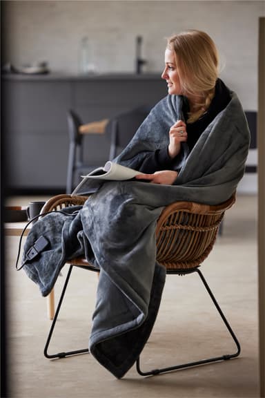 re. värmefilt i fleece 130160 (svart)