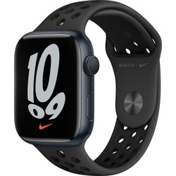 Apple Watch Series 7 Nike 45mm GPS (midnight alu. / anthr. blk. sport band)