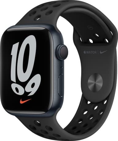 Apple Watch Series 7 Nike 45mm GPS (midnight alu. / anthr. blk. sport band)