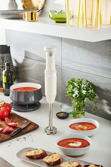 KitchenAid Cordless stavmixer 5KHBBV53EAC (almond cream)