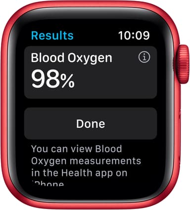 Apple Watch Series 6 40mm GPS (röd alu/röd sportarmband)