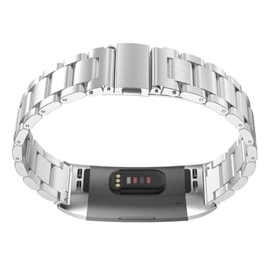 SKALO Länkarmband till Fitbit Charge 3/4 - Silver