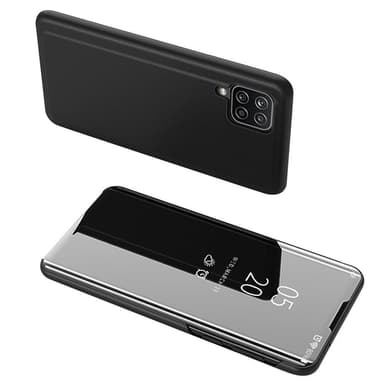 SKALO Samsung A22 4G Clear View Spegel fodral - Svart