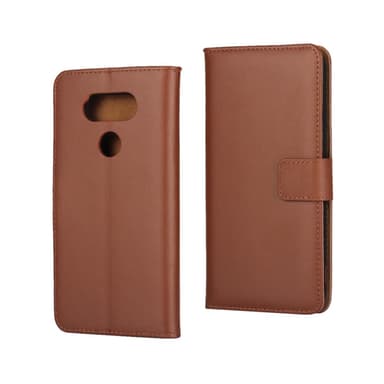 Plånboksfodral Äkta Skinn LG G5 - Brun
