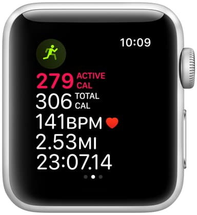 Apple Watch Series 3 38 mm (vitt sportband)