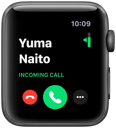 Apple Watch Series 3 42 mm (svart sportband) - Elgiganten