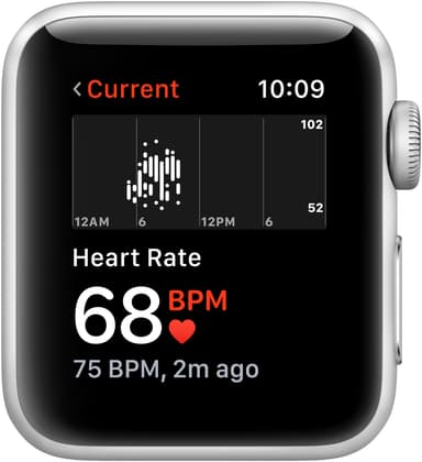 Apple Watch Series 3 38 mm (vitt sportband)