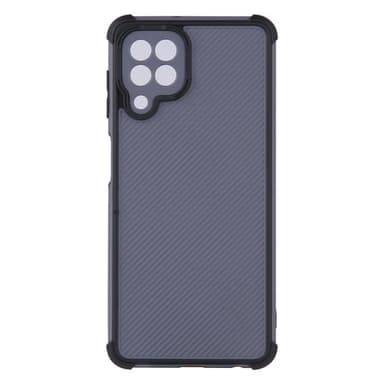 SKALO Samsung A22 4G Armor Hybrid Bumper Skal - Svart