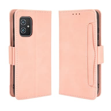 SKALO Asus Zenfone 8 6-FACK Plånboksfodral - Rosa