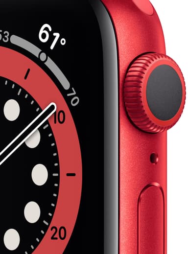 Apple Watch Series 6 40mm GPS (röd alu/röd sportarmband)
