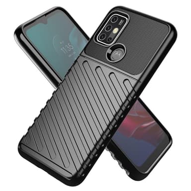 SKALO Moto G30 Armor Thunder Skal - Svart