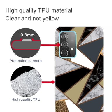 SKALO Samsung A52/A52s Marmor TPU-skal - Motiv 3