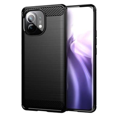 Stöttåligt Armor Carbon TPU-skal Xiaomi Mi 11 Lite - Grå