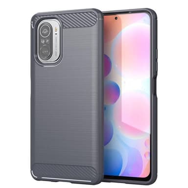 SKALO Xiaomi Mi 11i Armor Carbon Stöttåligt TPU-skal - Grå