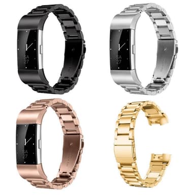 SKALO Länkarmband till Fitbit Charge 3/4 - Guld