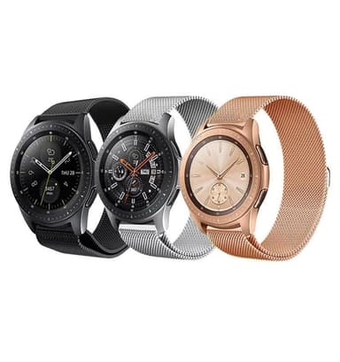 SKALO Milanese Loop till Samsung Watch Active2 40mm - Roséguld